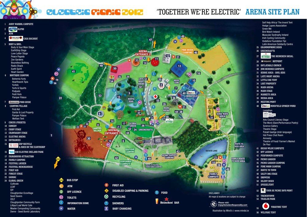 Electric Picnic 2012 lineup and stage times Goldenplec