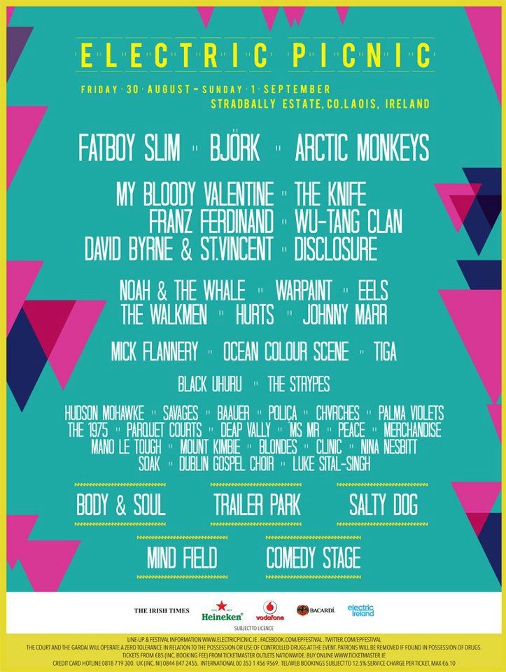 Electric Picnic 2013 announces first set of acts