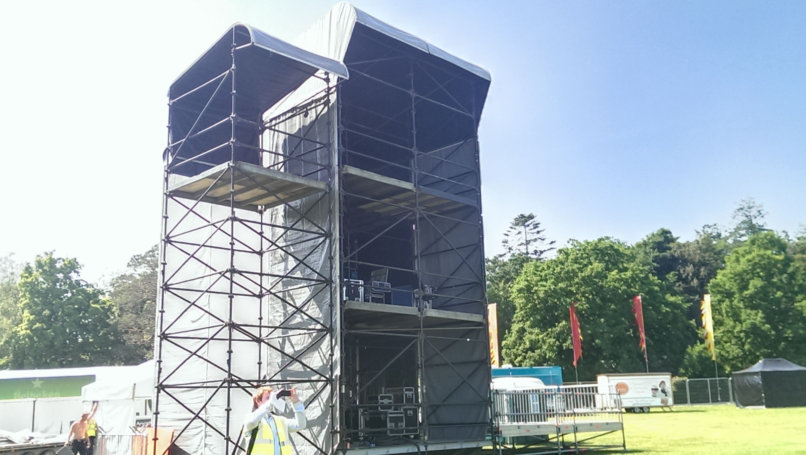 Longitude 2013 Sound Desk / 3D Projection