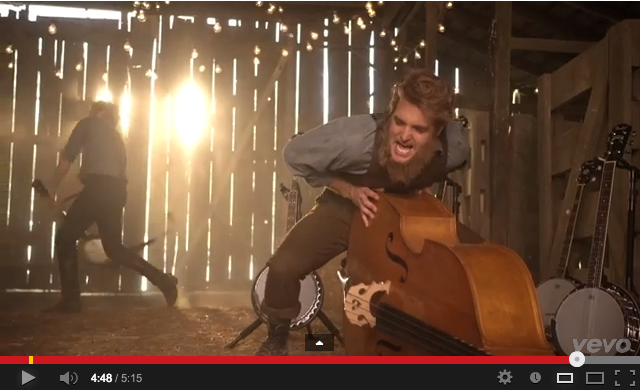 Will Forte doing freaky naughty things to his double bass