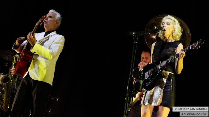 David Byrne and St Vincent at Electric Picnic by Yan Bourke on 010913_02