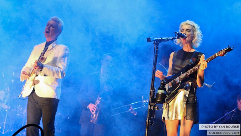 David Byrne and St Vincent at Electric Picnic by Yan Bourke on 010913_24