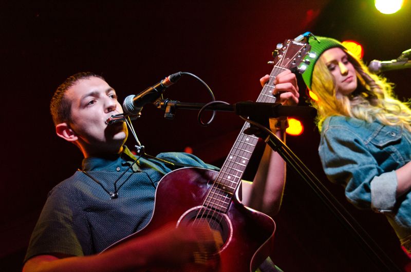 Kicking Bird at Workmans Club on September 5th 2013-08