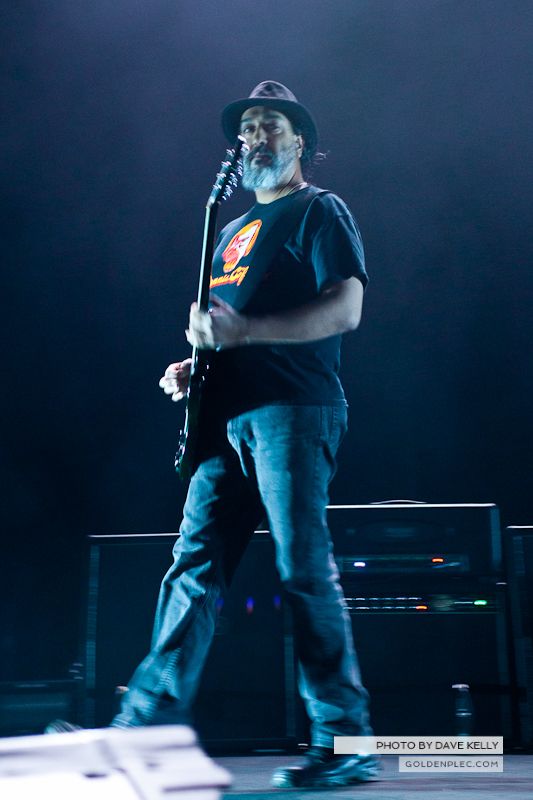 Soundgarden performing at the O2