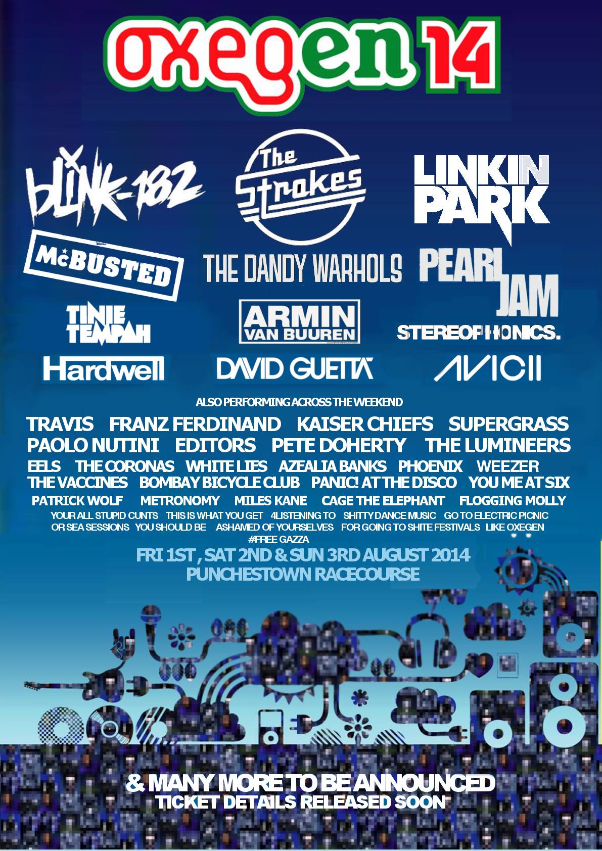 Festival fever takes over as Oxegen 2014 lineup fake does the rounds News