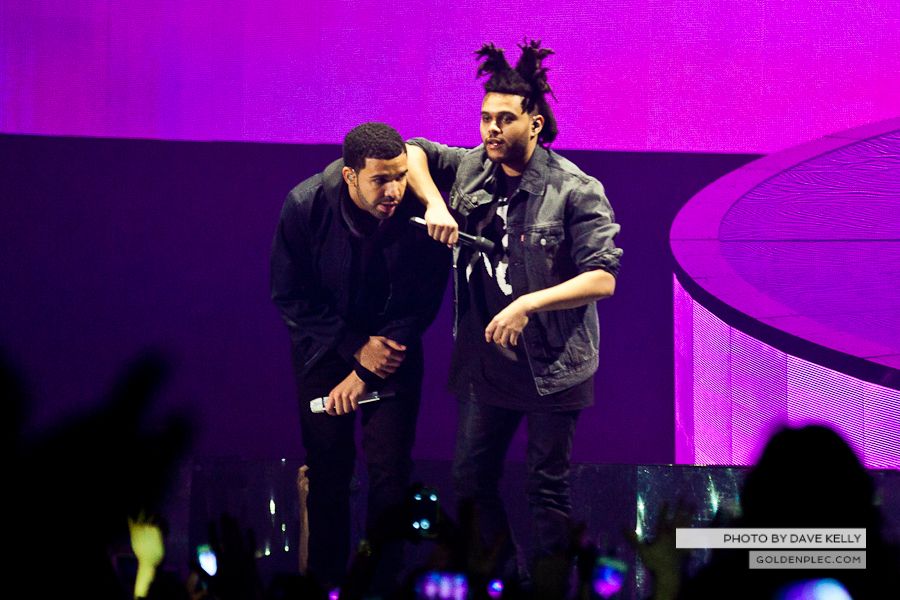Drake with The Weekend at The O2 by Dave Kelly