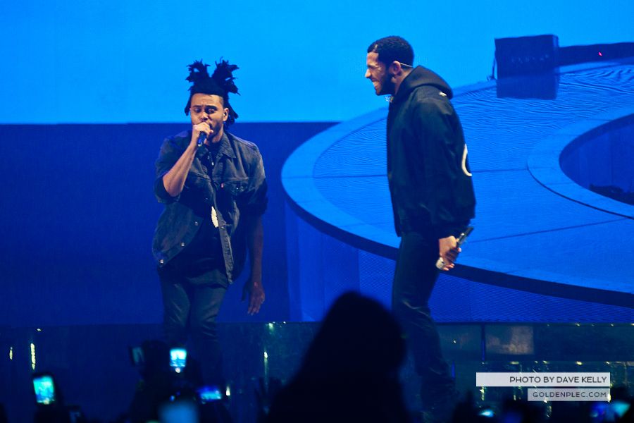 Drake with The Weekend at The O2 by Dave Kelly