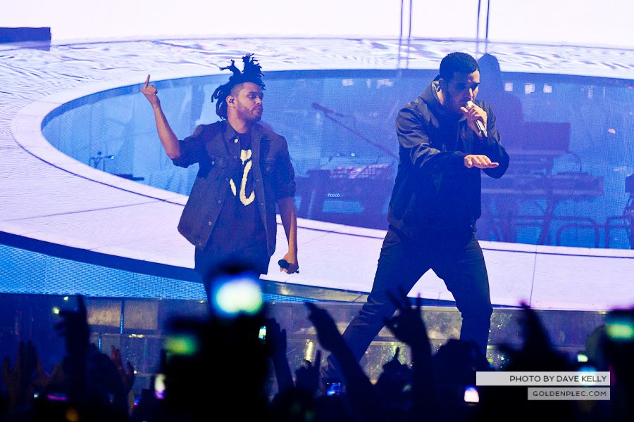 Drake with The Weekend at The O2 by Dave Kelly
