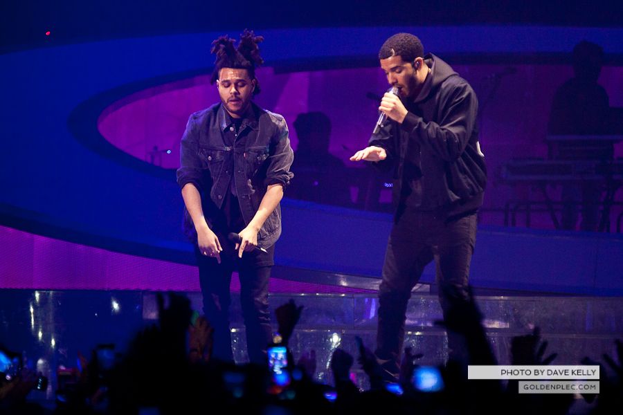 Drake with The Weekend at The O2 by Dave Kelly