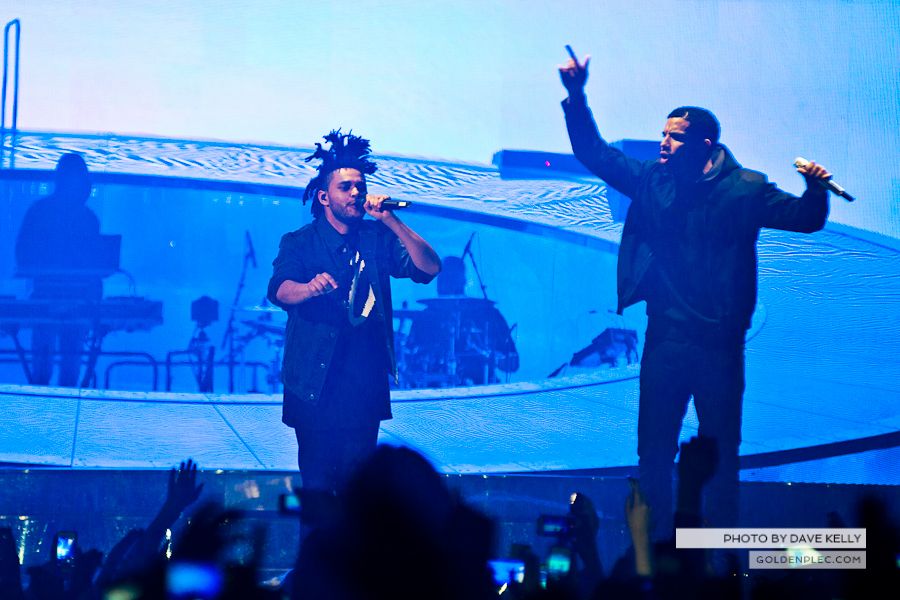 Drake with The Weekend at The O2 by Dave Kelly