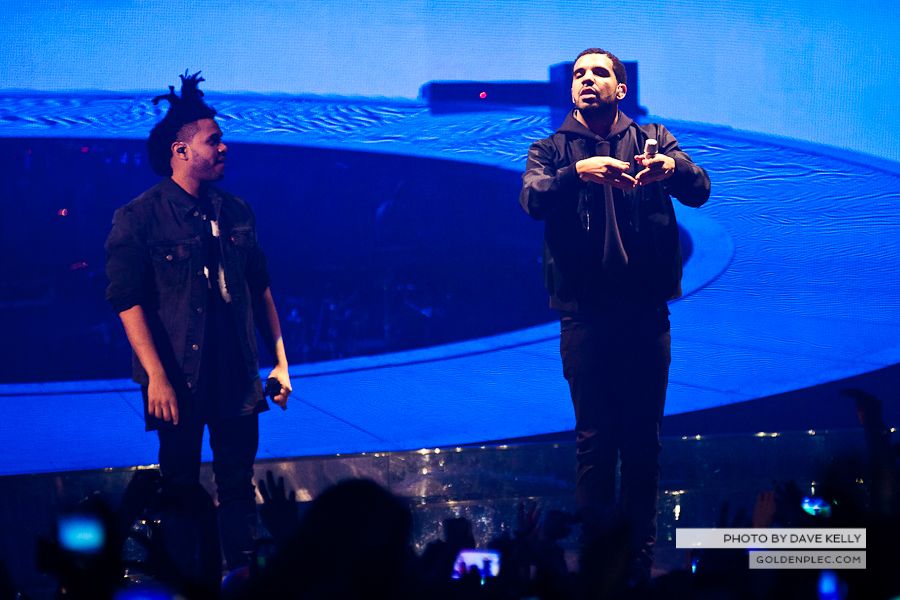 Drake with The Weekend at The O2 by Dave Kelly