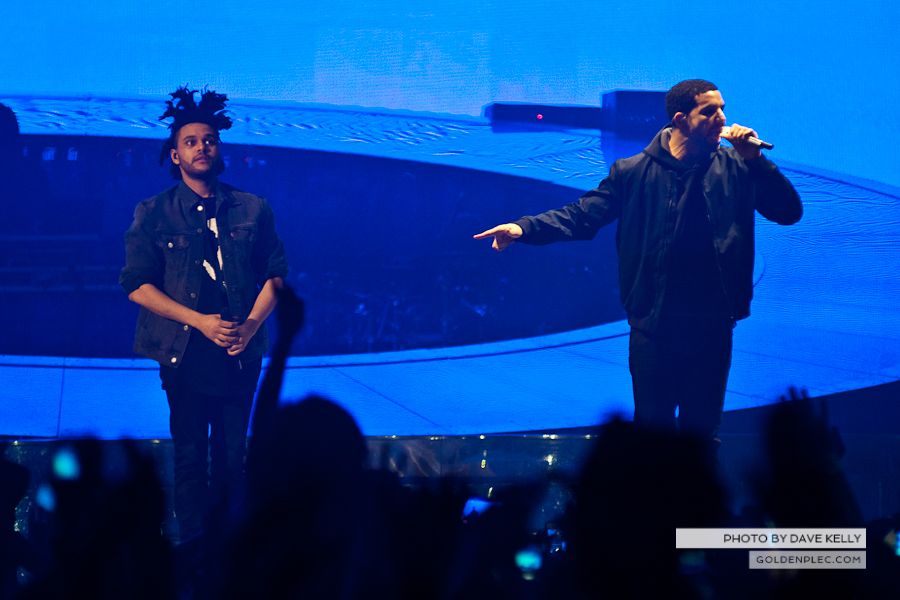 Drake with The Weekend at The O2 by Dave Kelly