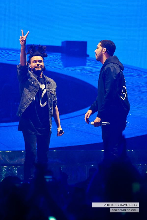 Drake with The Weekend at The O2 by Dave Kelly