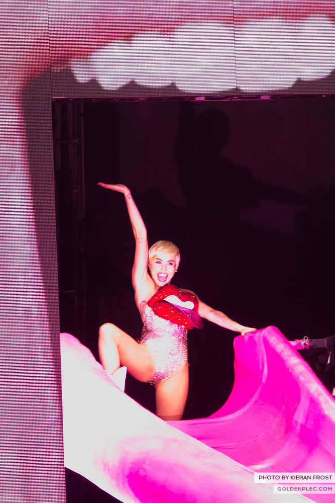 Miley Cyrus at The O2 by Kieran Frost