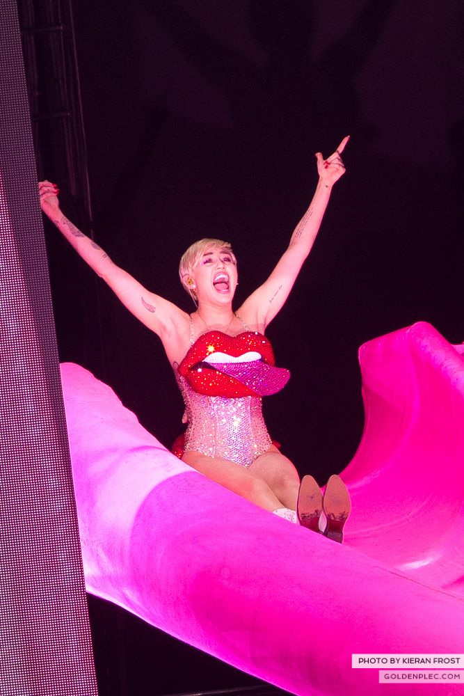 Miley Cyrus at The O2 by Kieran Frost