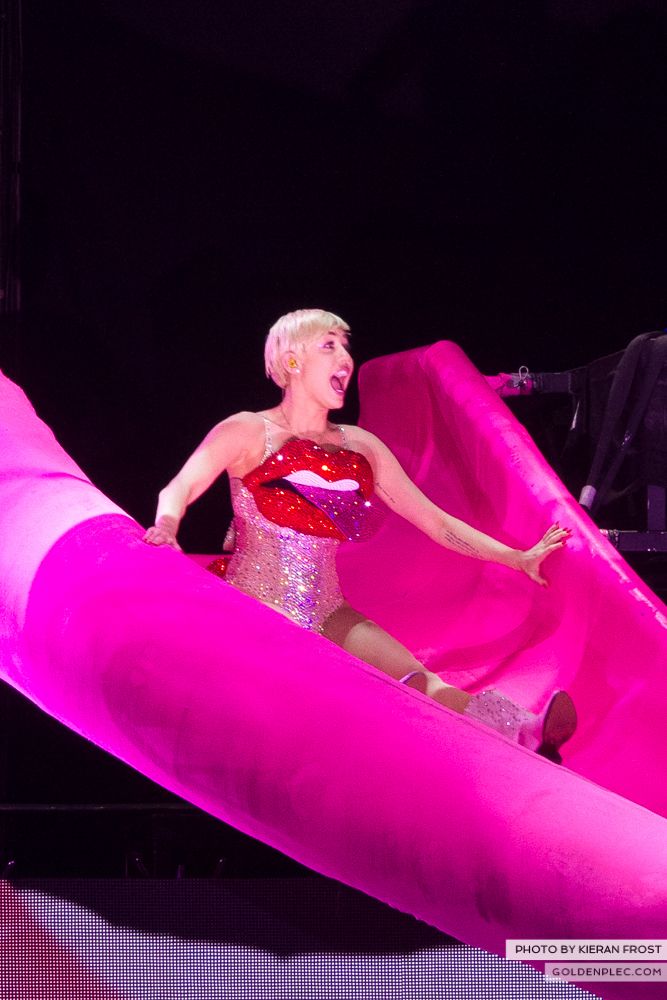 Miley Cyrus at The O2 by Kieran Frost