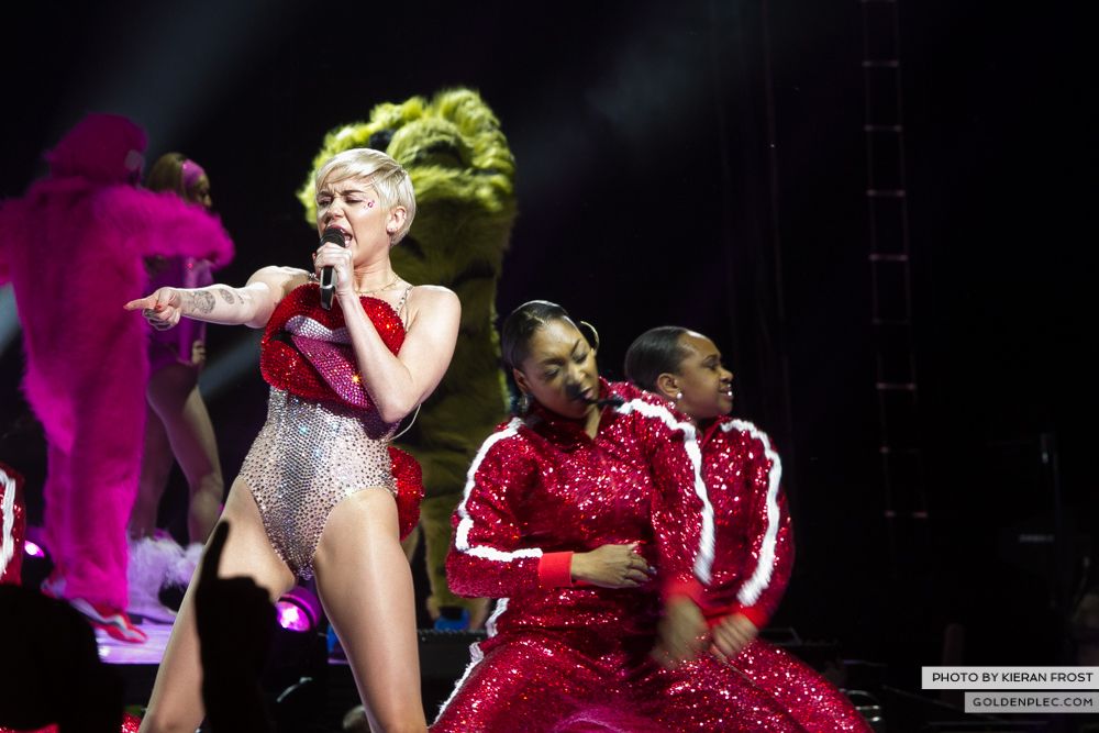 Miley Cyrus at The O2 by Kieran Frost