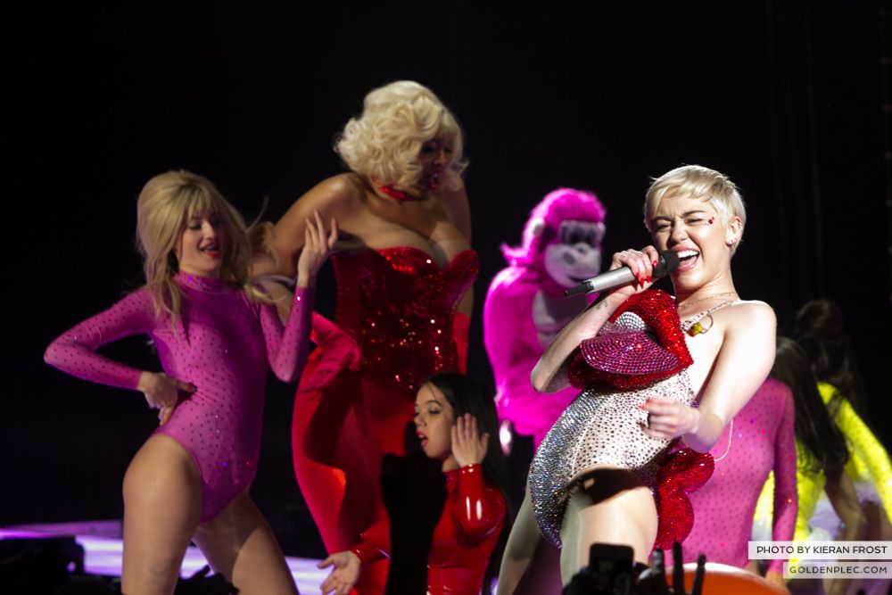 Miley Cyrus at The O2 by Kieran Frost