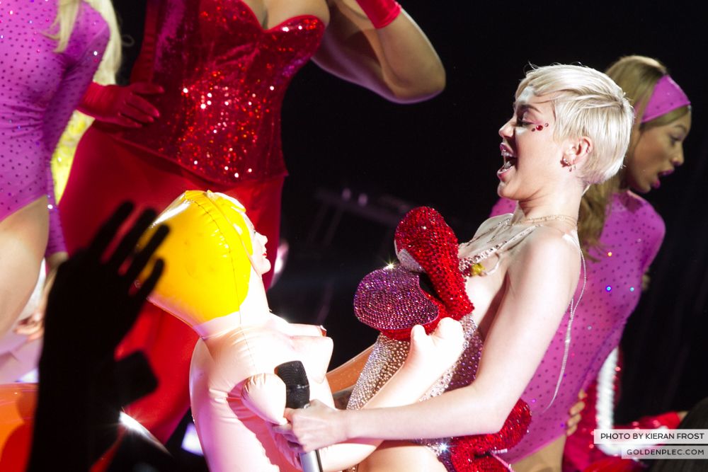 Miley Cyrus at The O2 by Kieran Frost