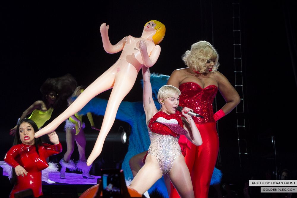Miley Cyrus at The O2 by Kieran Frost