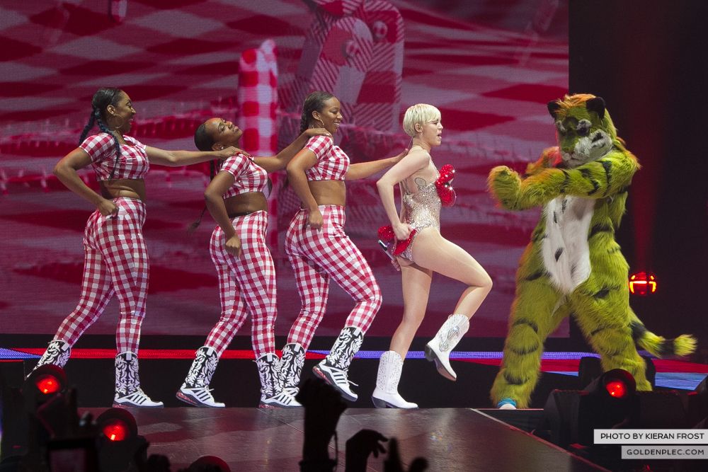 Miley Cyrus at The O2 by Kieran Frost