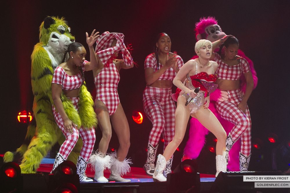 Miley Cyrus at The O2 by Kieran Frost