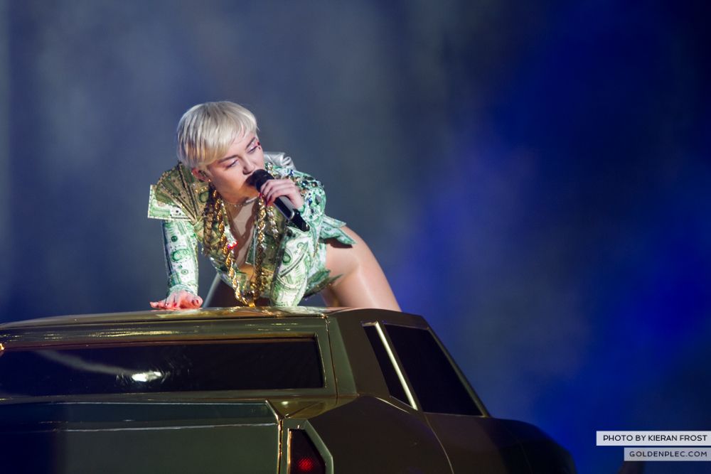 Miley Cyrus at The O2 by Kieran Frost