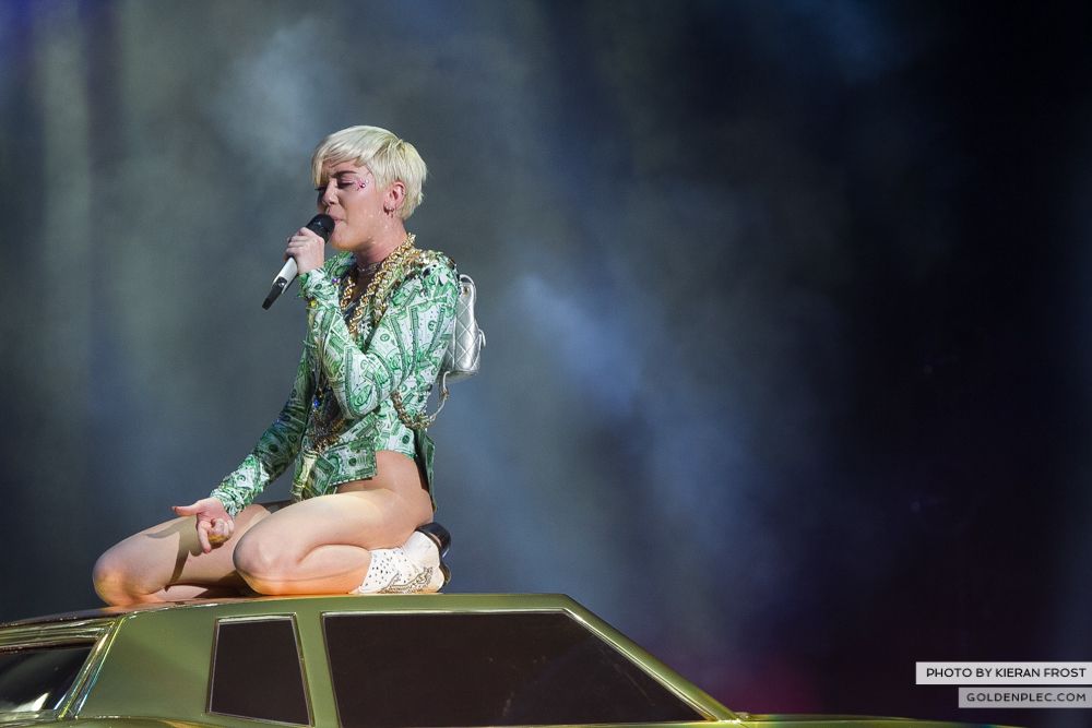 Miley Cyrus at The O2 by Kieran Frost