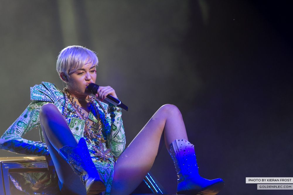 Miley Cyrus at The O2 by Kieran Frost