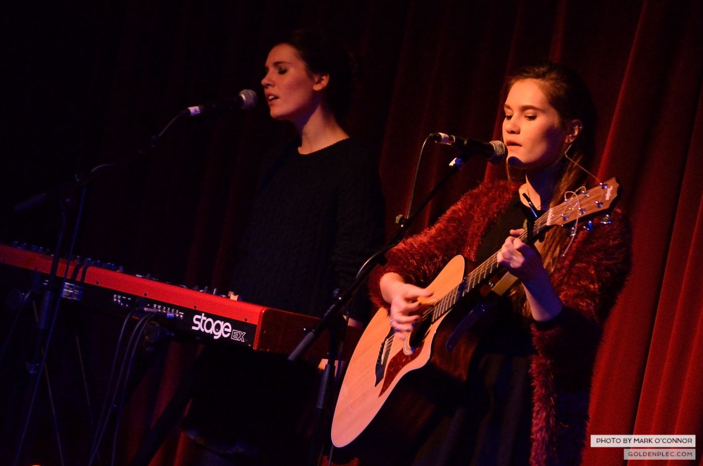 Lily and madeleine at The Sugarclub by Mark O’ Connor