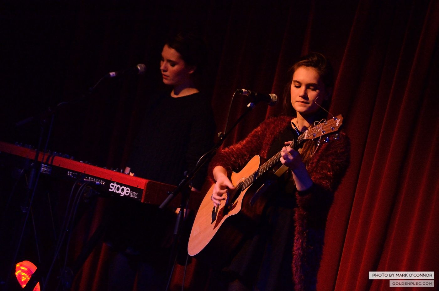 Lily and madeleine at The Sugarclub by Mark O’ Connor