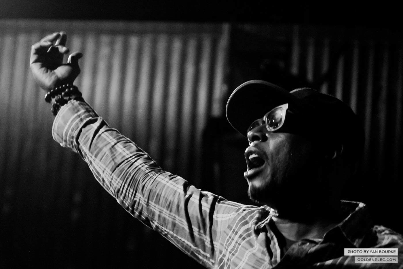 Talib Kweli in The Sugar Club on 10 December 2014 by Yan Bourke