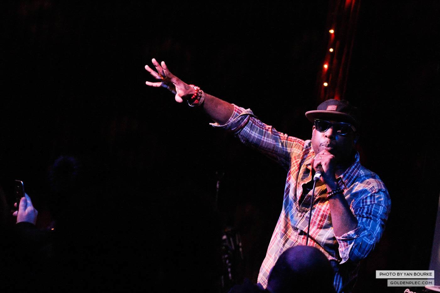 Talib Kweli in The Sugar Club on 10 December 2014 by Yan Bourke