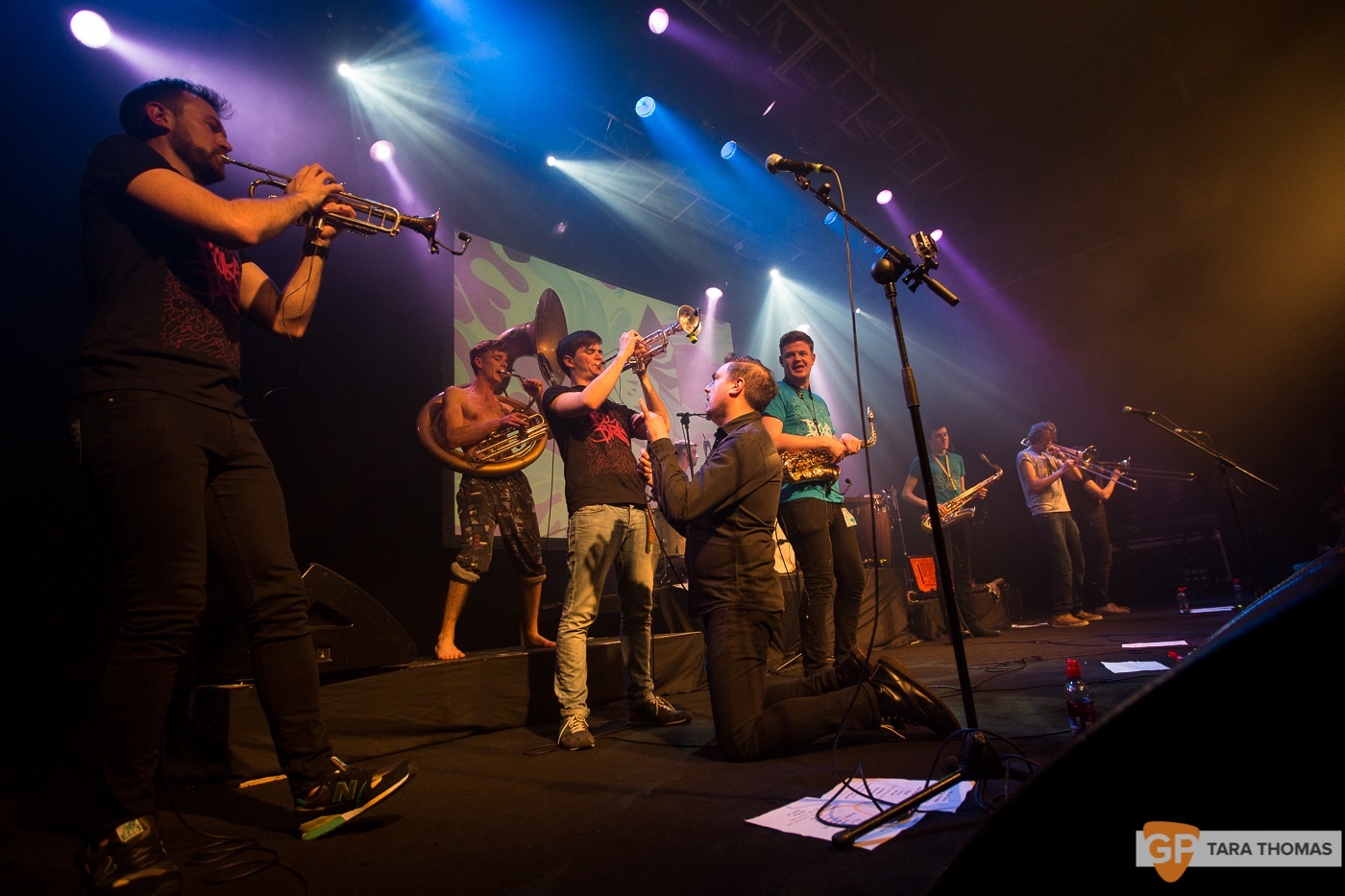 Booka Brass Band with Mark Austin – Vicar Street – Dublin – Tara Thomas