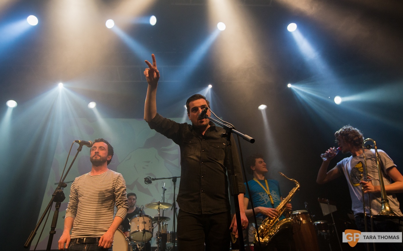Booka Brass Band with Mark Austin & Richie Egan – Vicar Street – Dublin – Tara Thomas