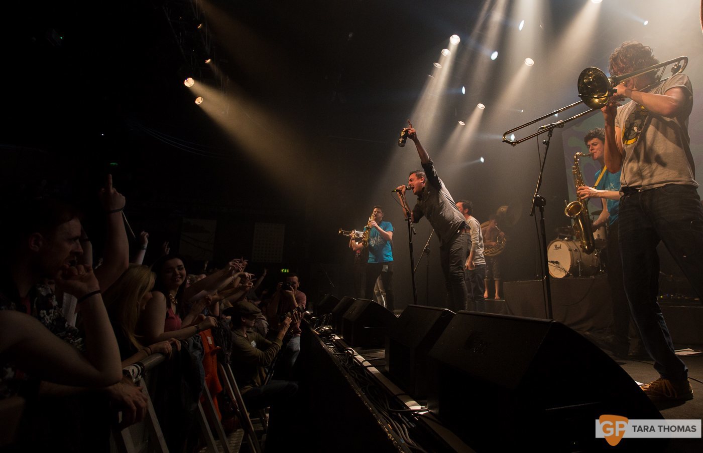 Booka Brass Band with Mark Austin – Vicar Street – Dublin – Tara Thomas