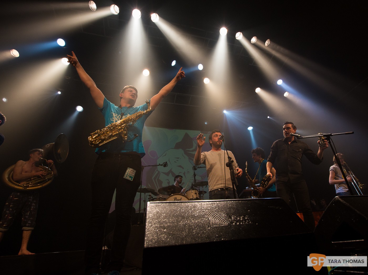 Booka Brass Band with Richie Egan – Vicar Street – Dublin – Tara Thomas