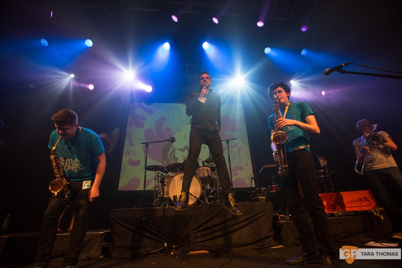 Booka Brass Band with Mark Austin – Vicar Street – Dublin – Tara Thomas