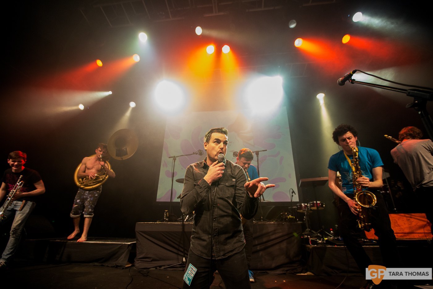 Booka Brass Band with Mark Austin – Vicar Street – Dublin – Tara Thomas