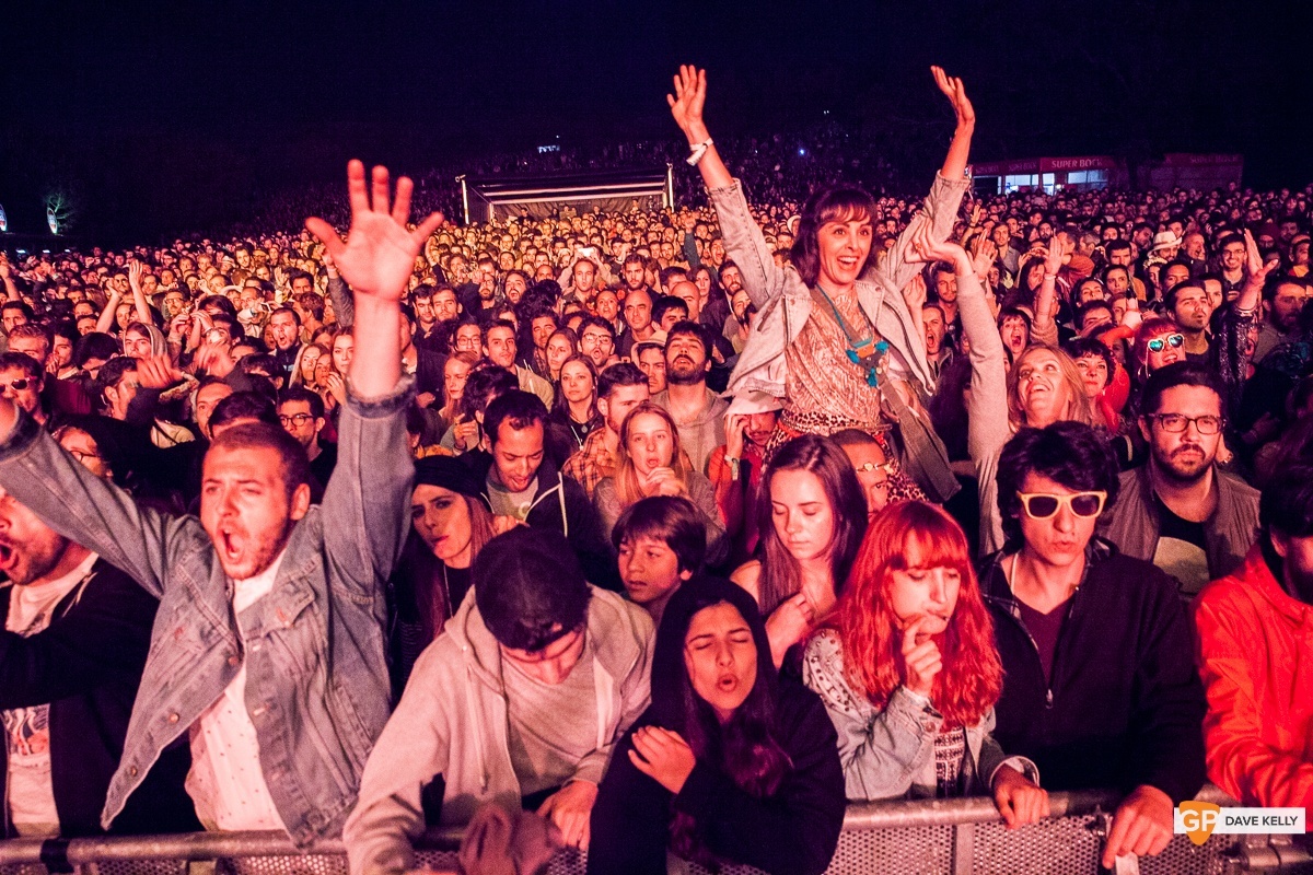 Crowd at JUNGLE at NOS Primavera Sound, Porto by David Kelly