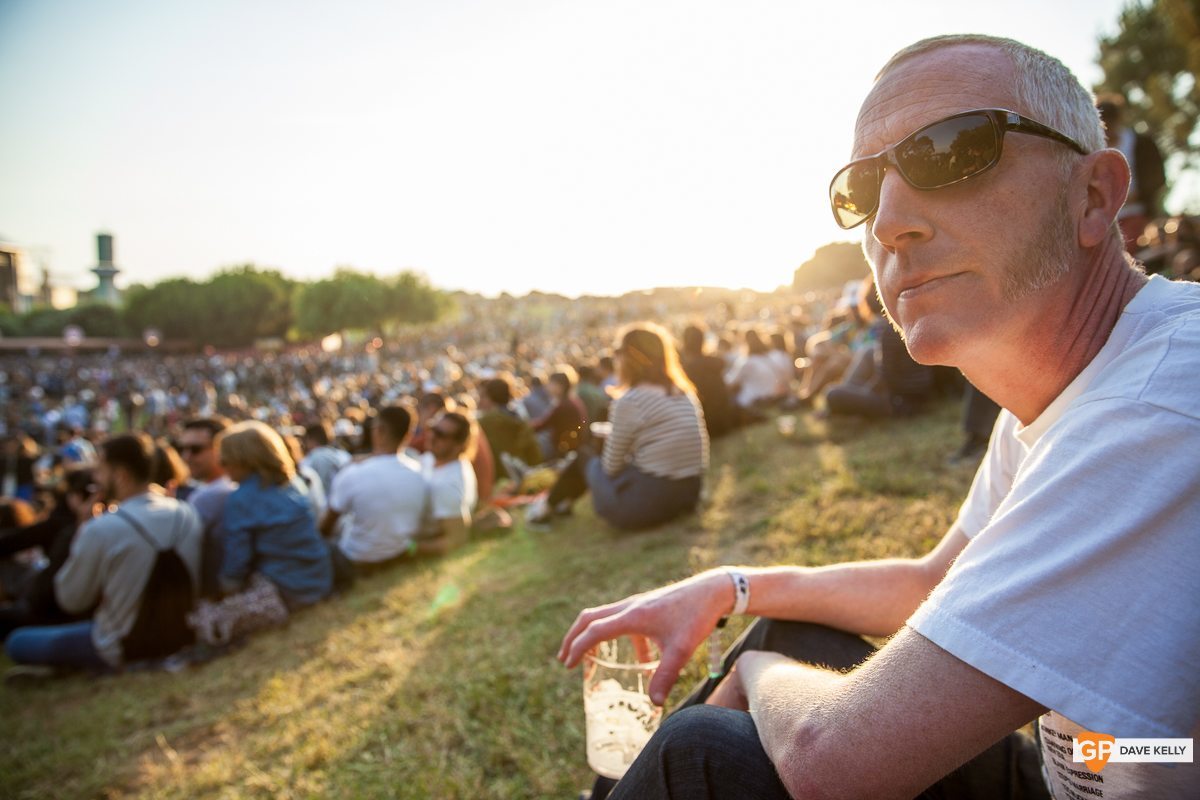 Man enjoying a beer at NOS Primavera Sound, Porto by David Kelly