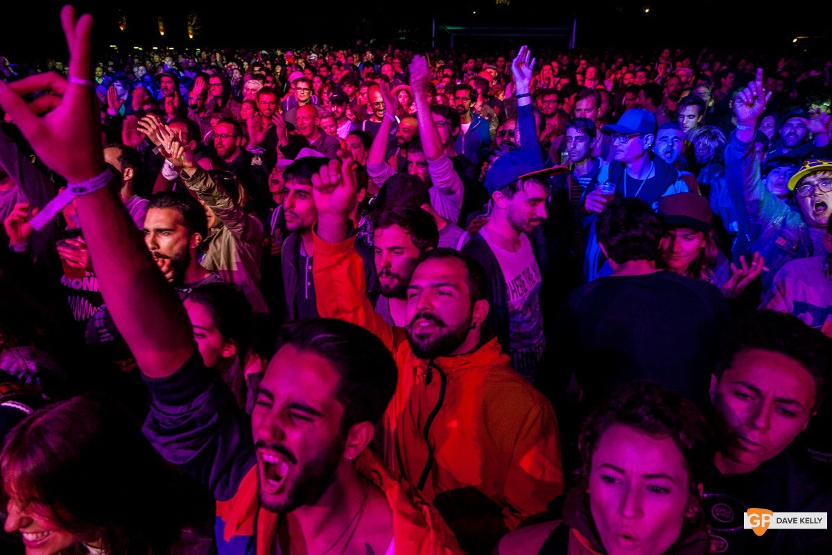 The crowd at The Juan MacLean at NOS Primavera Sound, Porto by David Kelly