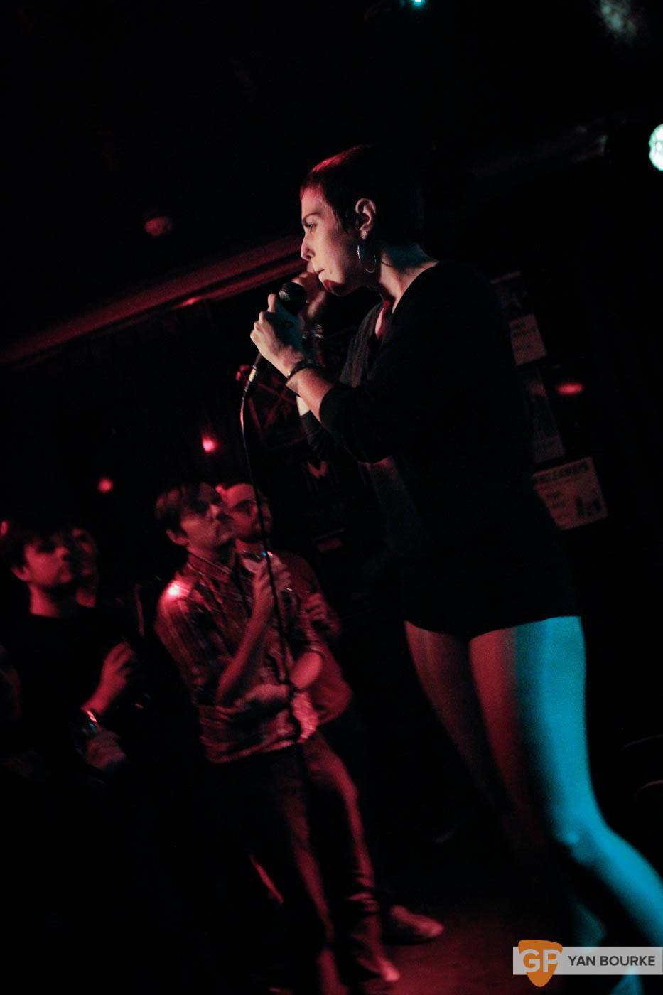 U.S. Girls Upstairs in Whelan’s on 25 October 2015 by Yan Bourke