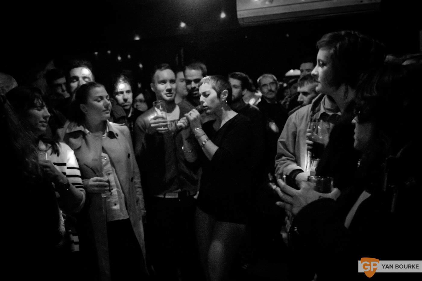 U.S. Girls Upstairs in Whelan’s on 25 October 2015 by Yan Bourke