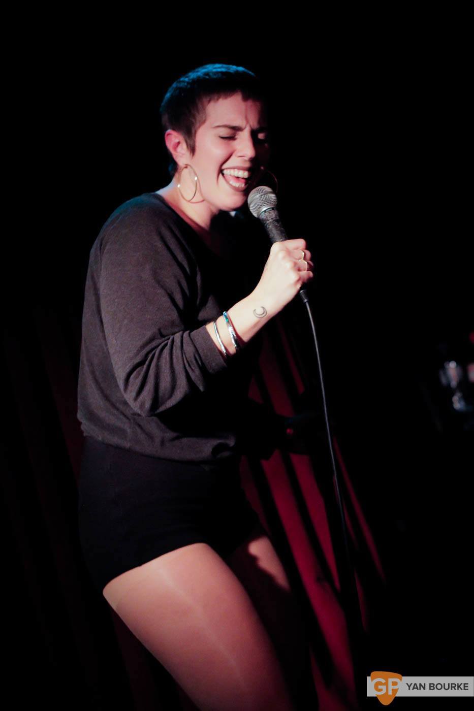 U.S. Girls Upstairs in Whelan’s on 25 October 2015 by Yan Bourke