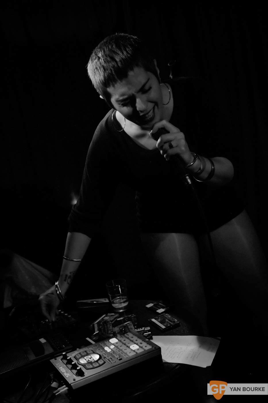 U.S. Girls Upstairs in Whelan’s on 25 October 2015 by Yan Bourke