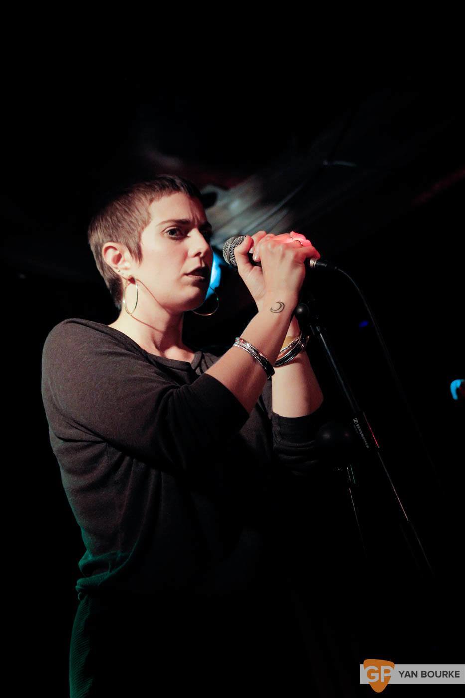 U.S. Girls Upstairs in Whelan’s on 25 October 2015 by Yan Bourke