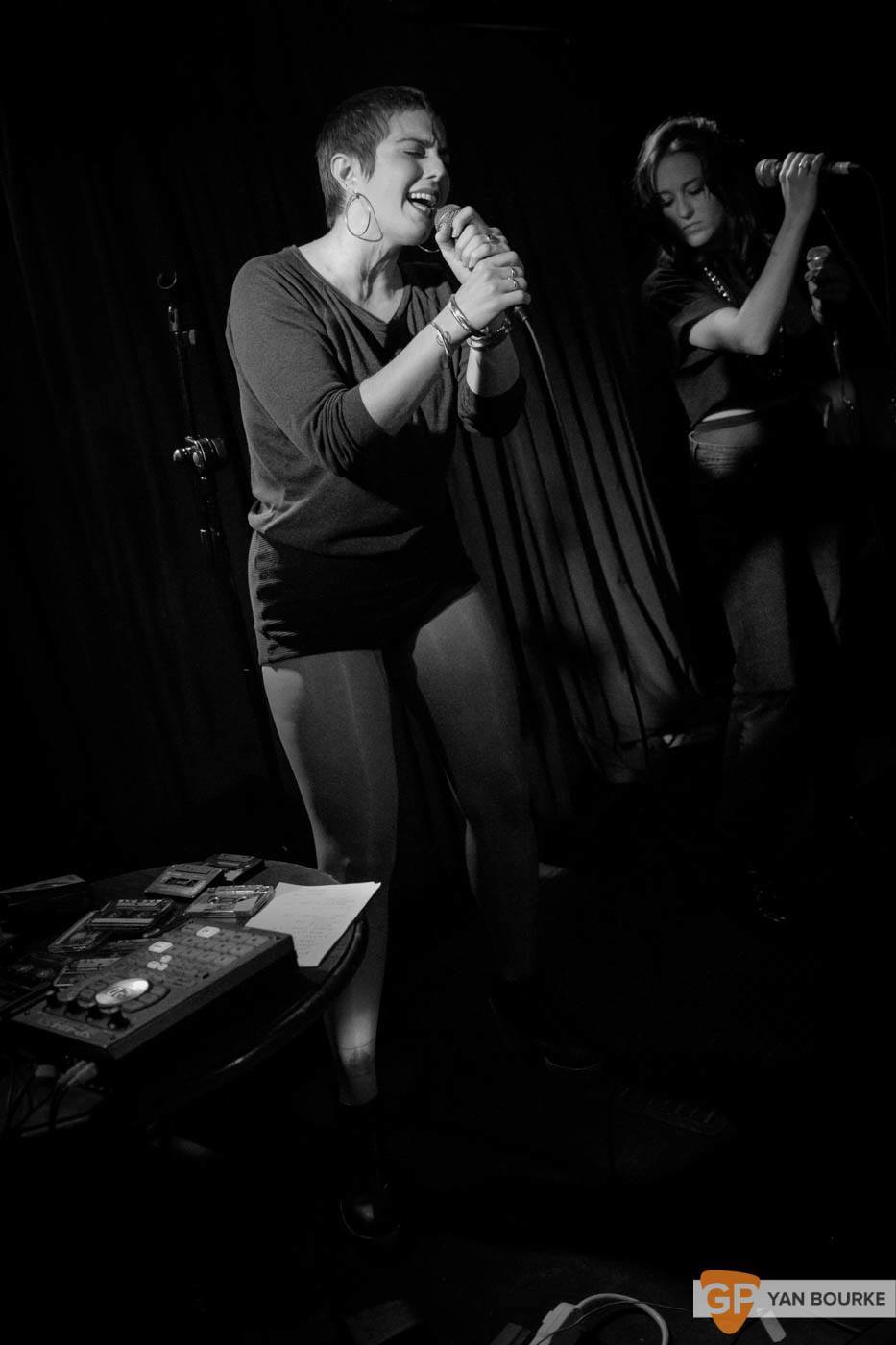 U.S. Girls Upstairs in Whelan’s on 25 October 2015 by Yan Bourke