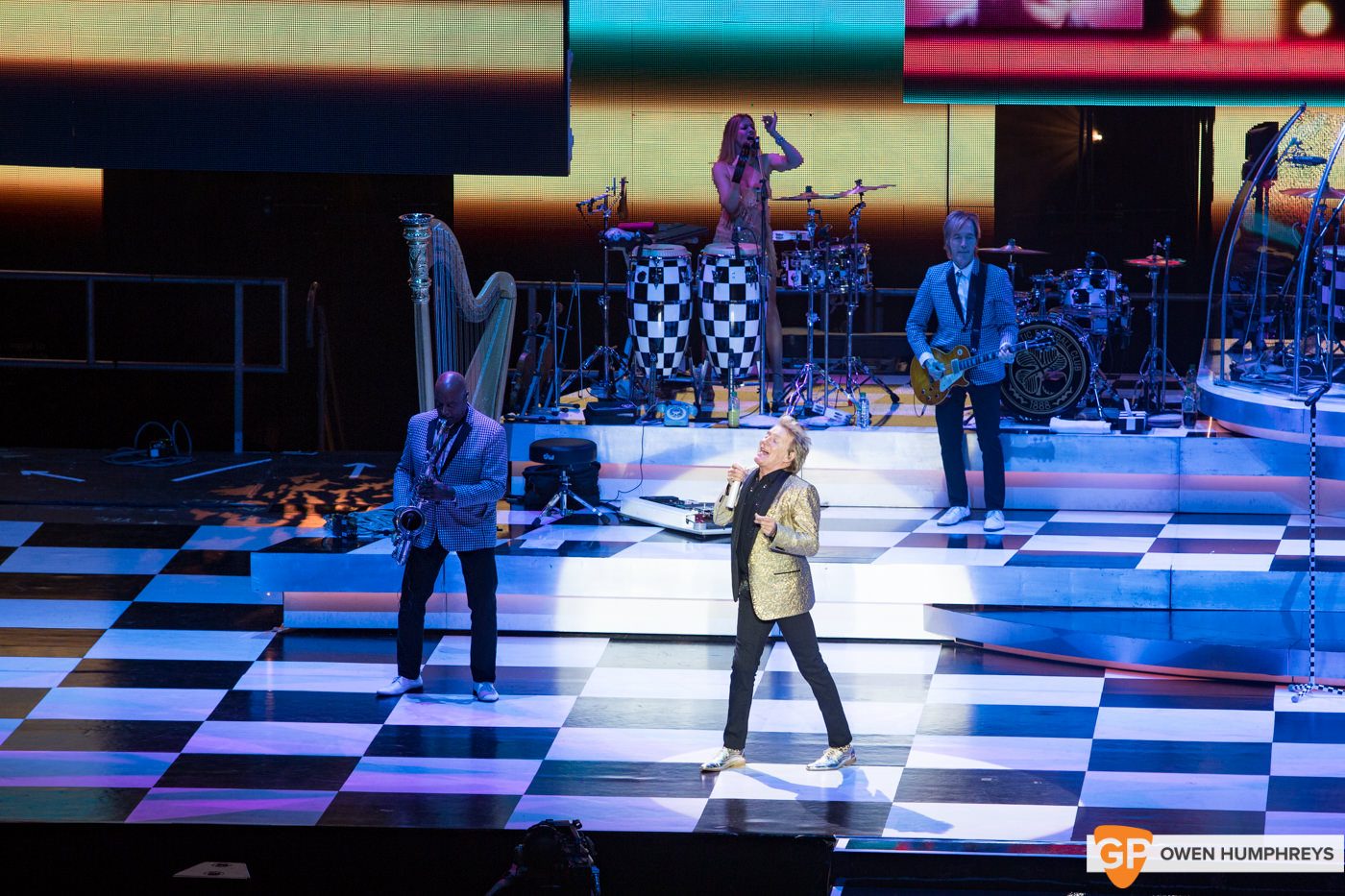 Rod Stewart at The 3Arena by Owen Humphreys