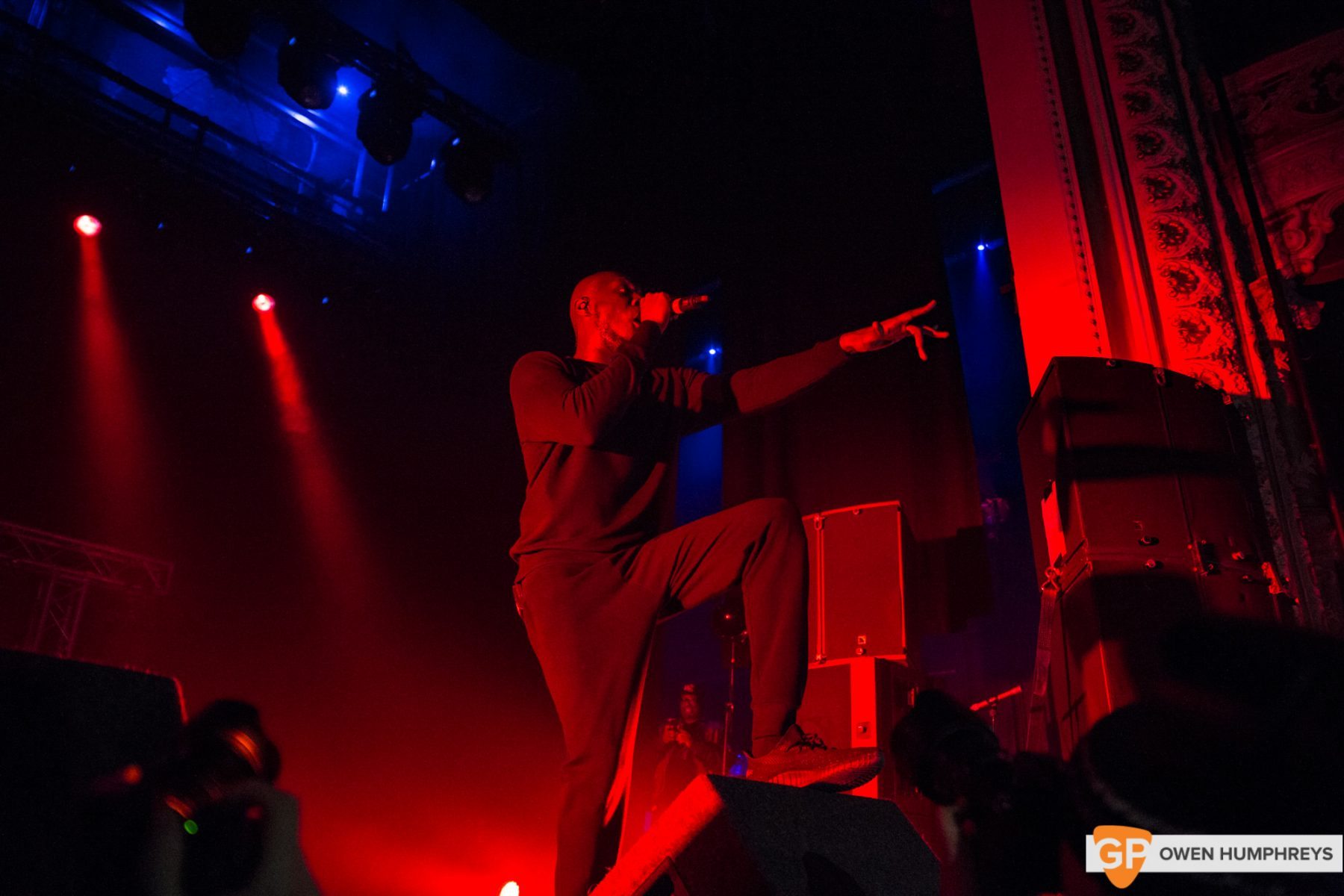 Stormzy at The Olympia Theatre. Photo by Owen Humphreys www.owenhumphreys.com